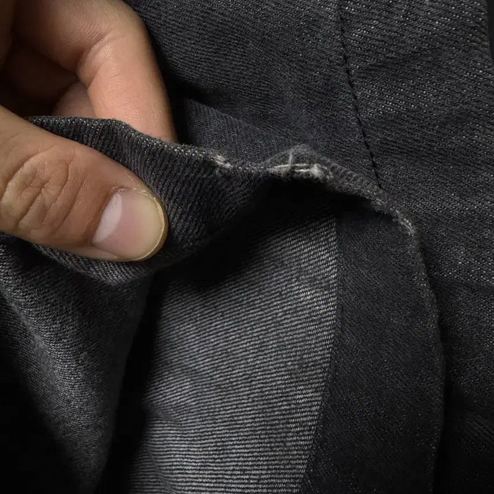 [BUNJANG] Hatching Room Snow Jean Washed Black First Edition / [2] 해칭룸 스노우 진 워시드 블랙 초판
