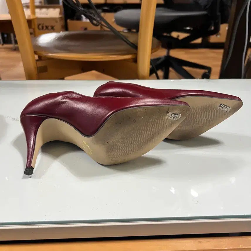[BUNJANG] Shoe Fitter Marco Burgundy Pumps 240 / shoe fitter marco 버건디 펌프스힐 구두 240