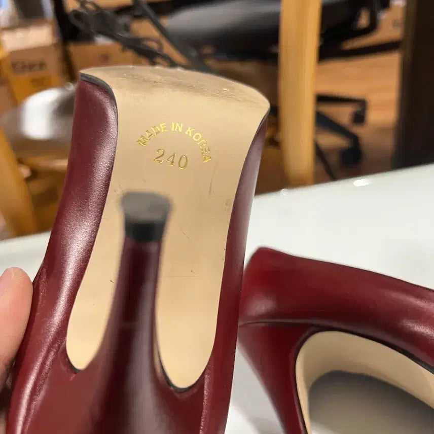 [BUNJANG] Shoe Fitter Marco Burgundy Pumps 240 / shoe fitter marco 버건디 펌프스힐 구두 240