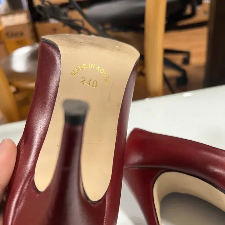 [BUNJANG] Shoe Fitter Marco Burgundy Pumps 240 / shoe fitter marco 버건디 펌프스힐 구두 240