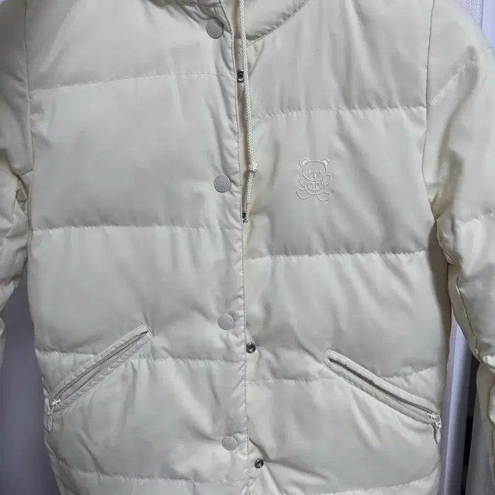 [BUNJANG] Hysteric Glamour Pucker Bear Reversible Padded Jacket / 히스테릭글래머 퍽베어 크림핑크 패딩 리버시블