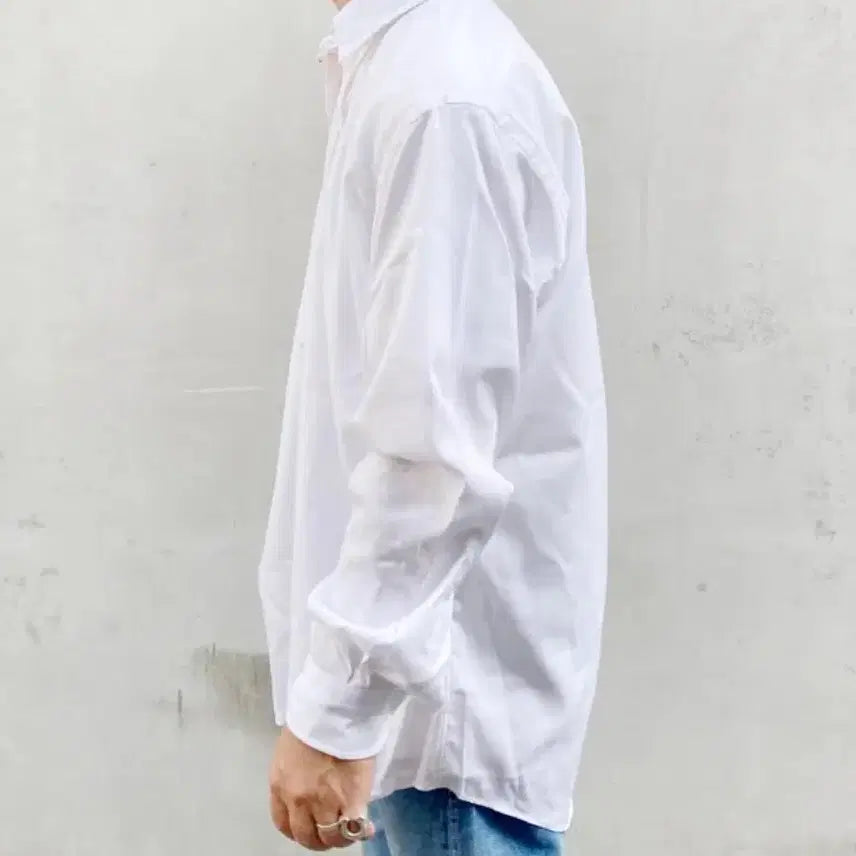 [BUNJANG] Digawel x J.Press Oxford Long Shirt / 디가웰 x 제이프레스 옥스포드 롱 셔츠