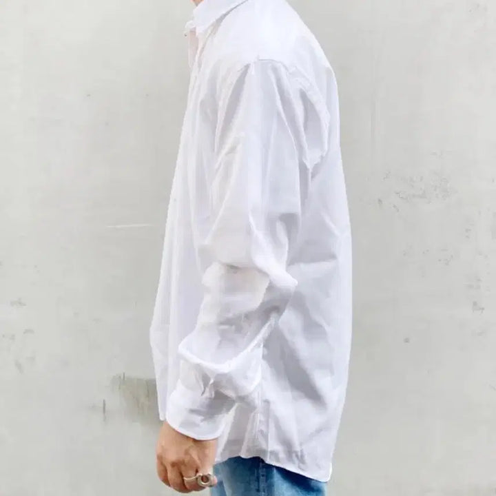 [BUNJANG] Digawel x J.Press Oxford Long Shirt / 디가웰 x 제이프레스 옥스포드 롱 셔츠