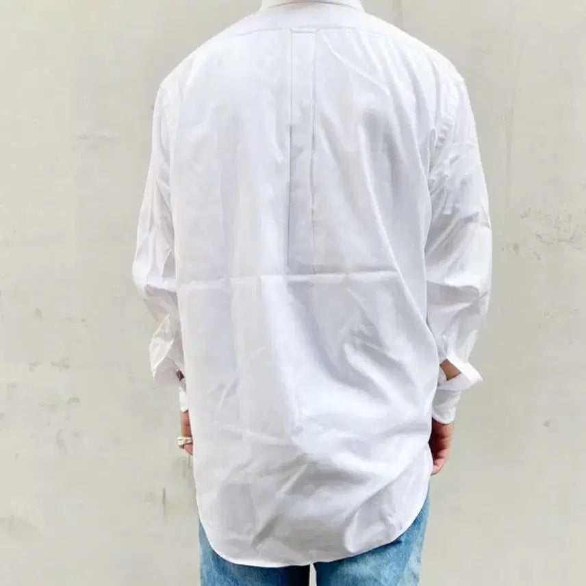 [BUNJANG] Digawel x J.Press Oxford Long Shirt / 디가웰 x 제이프레스 옥스포드 롱 셔츠