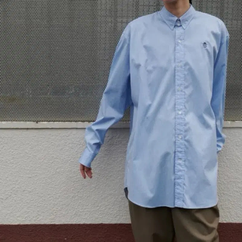 [BUNJANG] Digawel x J.Press Oxford Long Shirt / 디가웰 x 제이프레스 옥스포드 롱 셔츠