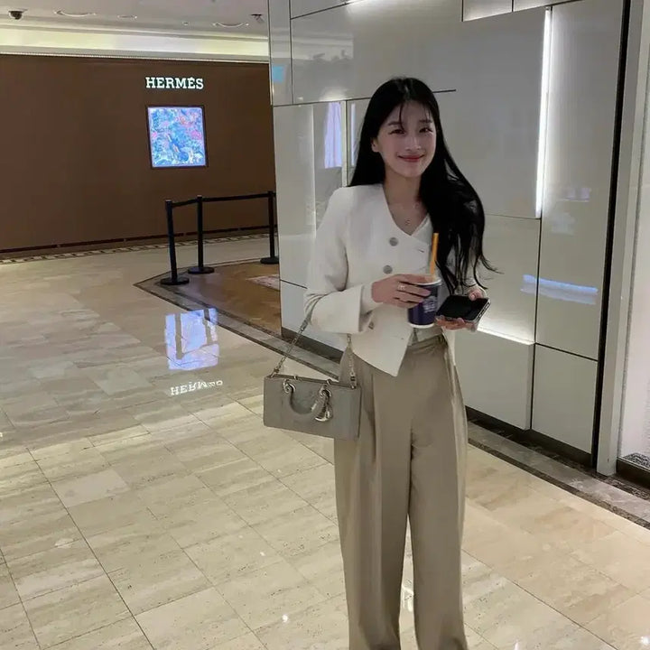 [BUNJANG] frenu Pond Double Jacket Ivory / 새상품)frenu 프레누 폰드 더블자켓 아이보리