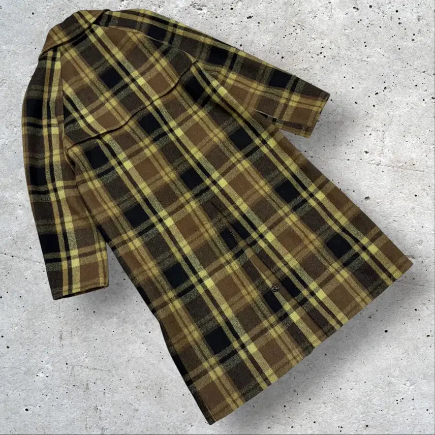 [BUNJANG] Andersson Bell Miguel Wool Check Long Coat / [S] 앤더슨벨 미구엘 울 체크 롱코트 D42