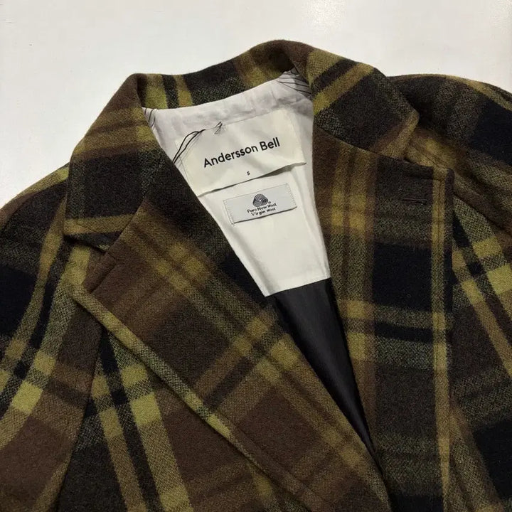 [BUNJANG] Andersson Bell Miguel Wool Check Long Coat / [S] 앤더슨벨 미구엘 울 체크 롱코트 D42