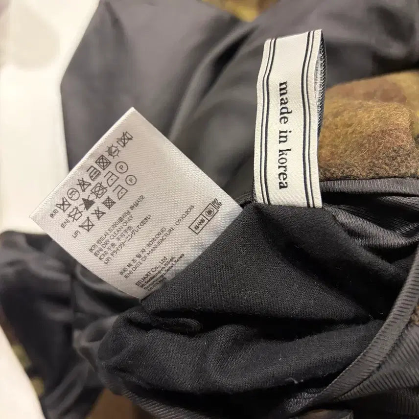 [BUNJANG] Andersson Bell Miguel Wool Check Long Coat / [S] 앤더슨벨 미구엘 울 체크 롱코트 D42