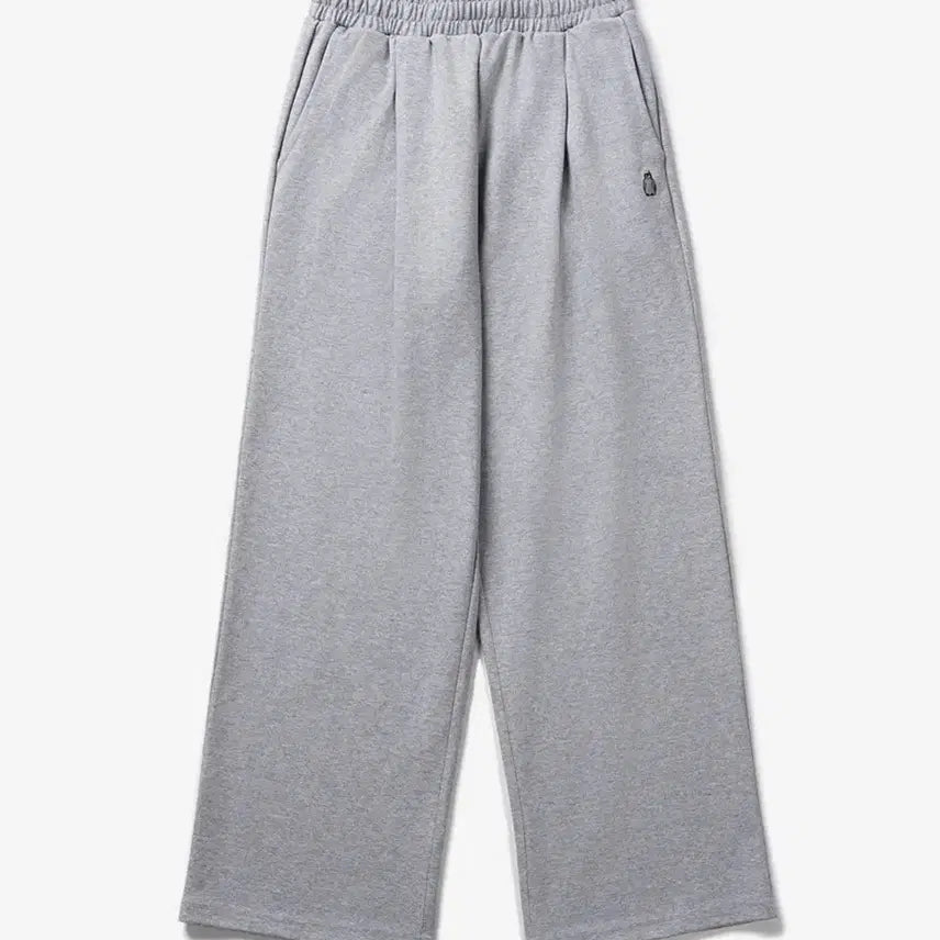 [BUNJANG] Generic Wide Sweatpants Gray 2XL / 원턱 와이드 스웨트펜츠 그레이 기모 2XL