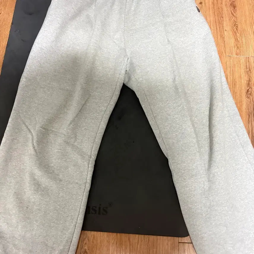 [BUNJANG] Generic Wide Sweatpants Gray 2XL / 원턱 와이드 스웨트펜츠 그레이 기모 2XL