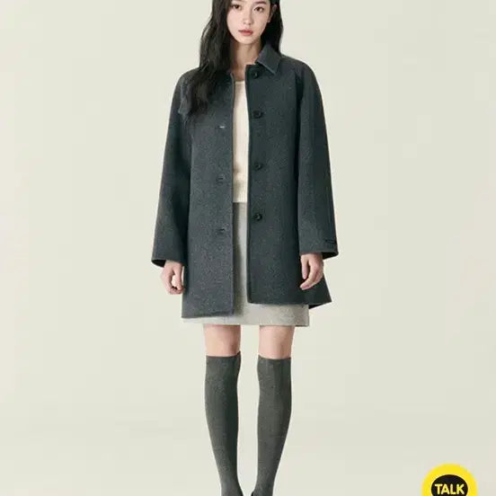 [BUNJANG] Roem All Day Belted Midi Coat / 로엠 올데이코트 카라 벨티드 미디코트