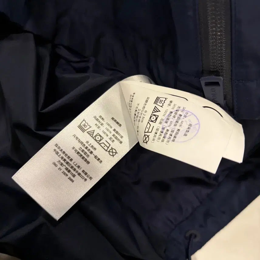 [BUNJANG] Polo Ralph Lauren Navy Hooded Windbreaker Jacket / [M] 24s 폴로 랄프로렌 네이비 바람막이 후드 자켓 D52