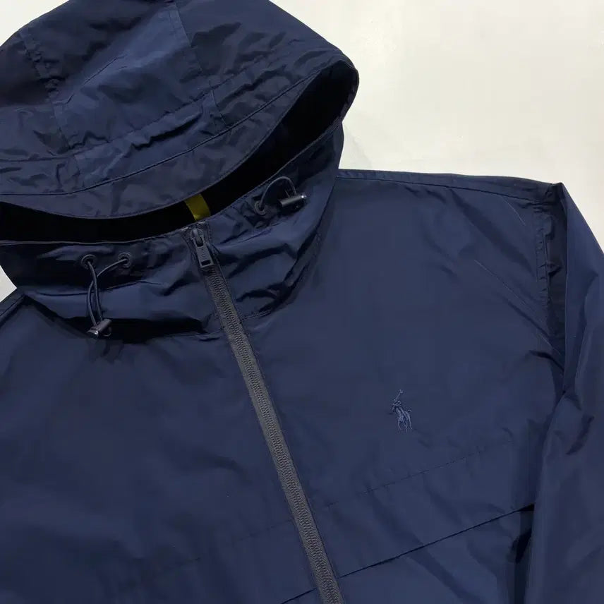 [BUNJANG] Polo Ralph Lauren Navy Hooded Windbreaker Jacket / [M] 24s 폴로 랄프로렌 네이비 바람막이 후드 자켓 D52