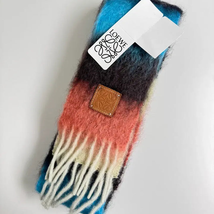 [BUNJANG] Loewe Stripe Mohair Scarf / 로에베 / 스트라이프 모헤어 머플러 스카프 / OS