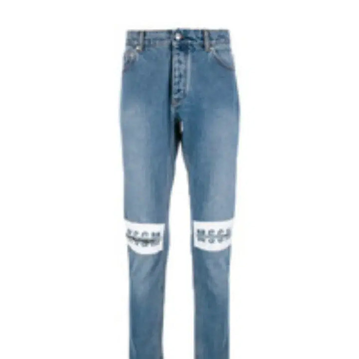 [BUNJANG] MSGM Milano Logo Patch Black Denim Jeans / made in Italy  MSGM 이탈리아 데님 팬츠