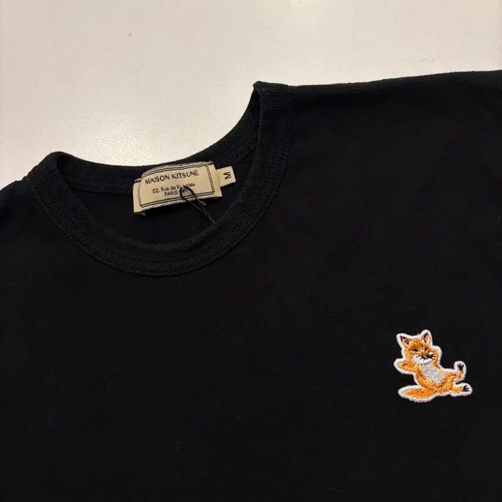 [SOLD OUT] [M] 메종키츠네 폭스 반팔 티셔츠 블랙 D61