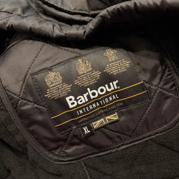 [BUNJANG] Barbour International Ariel Polarquilt Black Quilted Jacket / [XL] 바버 인터네셔널 아리엘 폴라퀄트 블랙 퀼팅 자켓 D67