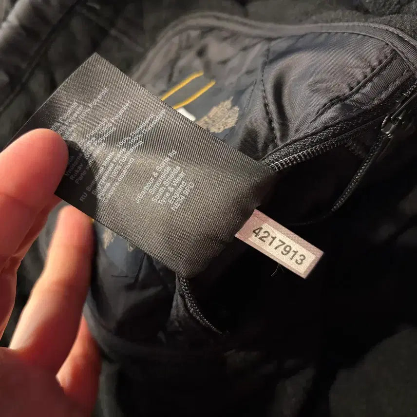 [BUNJANG] Barbour International Ariel Polarquilt Black Quilted Jacket / [XL] 바버 인터네셔널 아리엘 폴라퀄트 블랙 퀼팅 자켓 D67