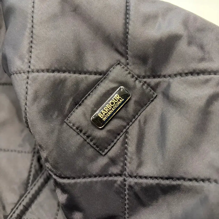 [BUNJANG] Barbour International Ariel Polarquilt Black Quilted Jacket / [XL] 바버 인터네셔널 아리엘 폴라퀄트 블랙 퀼팅 자켓 D67