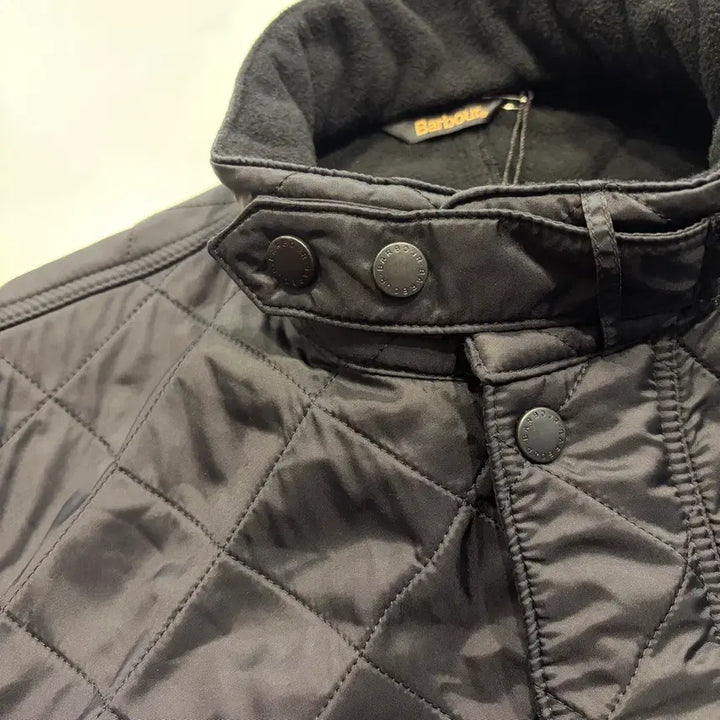 [BUNJANG] Barbour International Ariel Polarquilt Black Quilted Jacket / [XL] 바버 인터네셔널 아리엘 폴라퀄트 블랙 퀼팅 자켓 D67