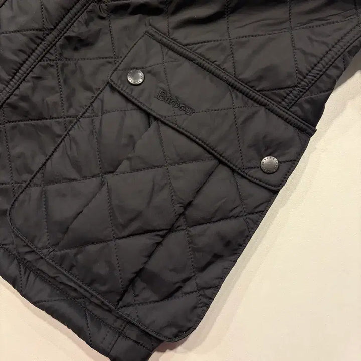 [BUNJANG] Barbour International Ariel Polarquilt Black Quilted Jacket / [XL] 바버 인터네셔널 아리엘 폴라퀄트 블랙 퀼팅 자켓 D67