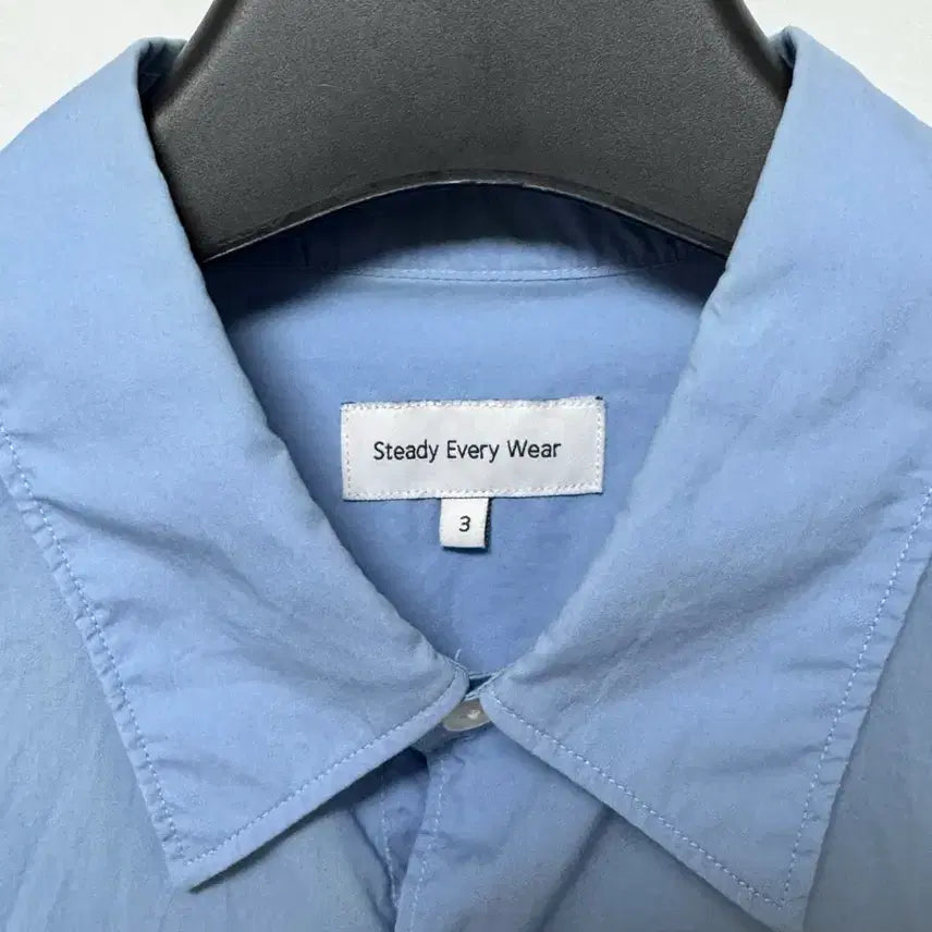 [BUNJANG] Steady Everywear Relaxed Shirt Socks Blue / [3] 스테디에브리웨어(sew) 라이트 릴렉스드 셔츠 삭스블루