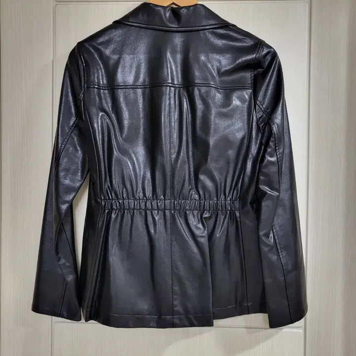 [BUNJANG] S.LRIAHH Black Leather Jacket (Size 55) / S.LRIAHH 에셀리아 블랙 가죽 자켓 55