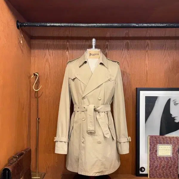 [BUNJANG] Valstar Trench Coat - Beige - Men&