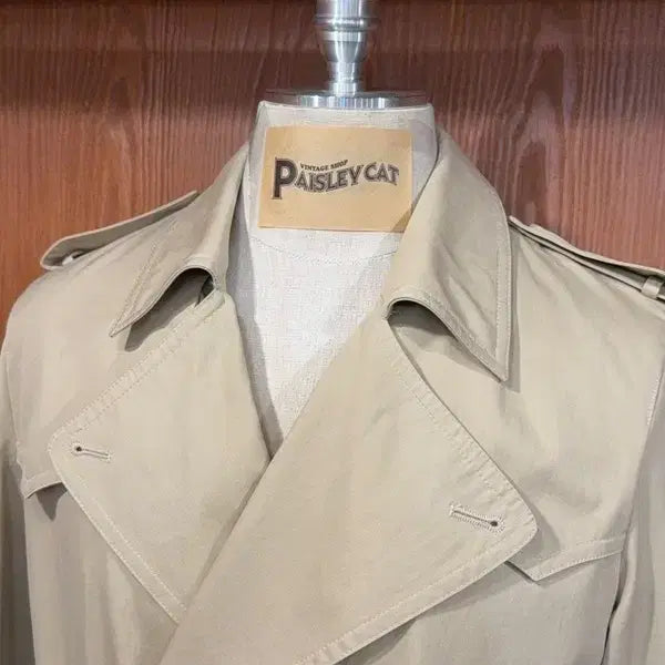[BUNJANG] Valstar Trench Coat - Beige - Men&