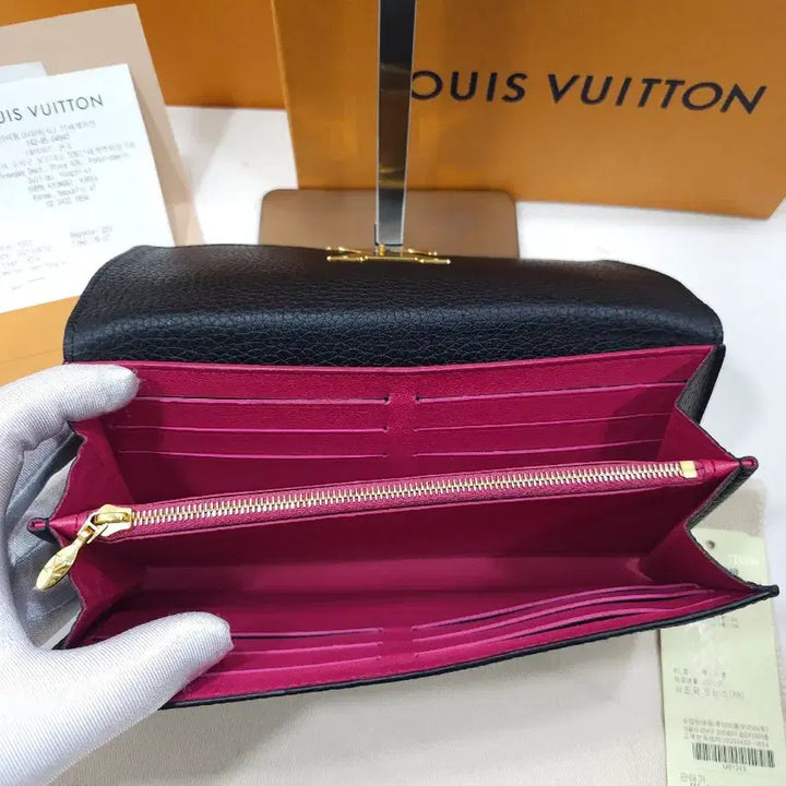 [BUNJANG] Louis Vuitton Capucines Wallet Long Black / [정품] 루이비통 카퓌신 월릿 장지갑 M61248