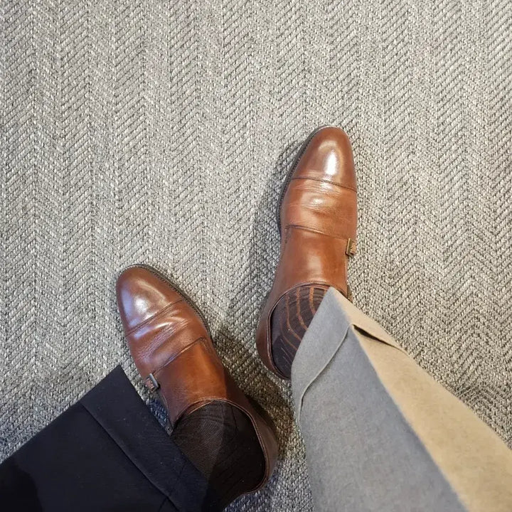 [BUNJANG] Joseph Cheaney Holyrood Imperial Line Double Monk Shoes / 조셉치니 처치스 임페리얼 라인 uk7.5