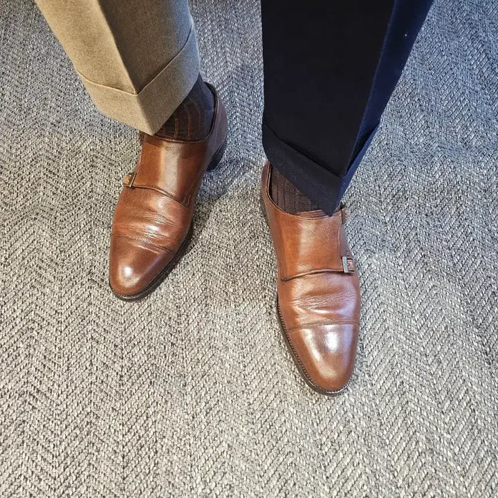 [BUNJANG] Joseph Cheaney Holyrood Imperial Line Double Monk Shoes / 조셉치니 처치스 임페리얼 라인 uk7.5