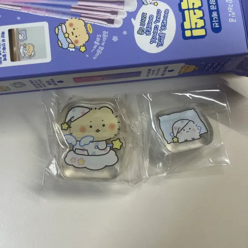 [BUNJANG] Studio 17 Mang-geu-rin Bear Acrylic Stand Set (2 Items) - Sealed / 스튜디오17 망그러진곰 아크릴 스탠드 2종 세트 미개봉 새상품
