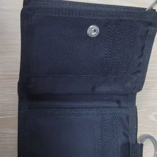 [BUNJANG] Porter x Over the Stripe Card Wallet - Black / 포터 x 오버더스트라이프 카드지갑 블랙