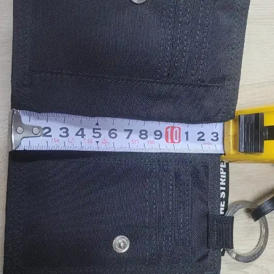 [BUNJANG] Porter x Over the Stripe Card Wallet - Black / 포터 x 오버더스트라이프 카드지갑 블랙