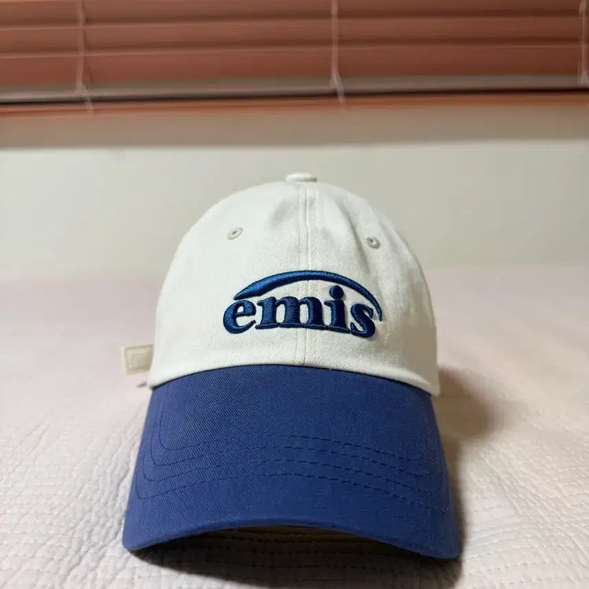 [BUNJANG] Emis Ball Cap White/Blue / emis 볼캡 화이트/블루