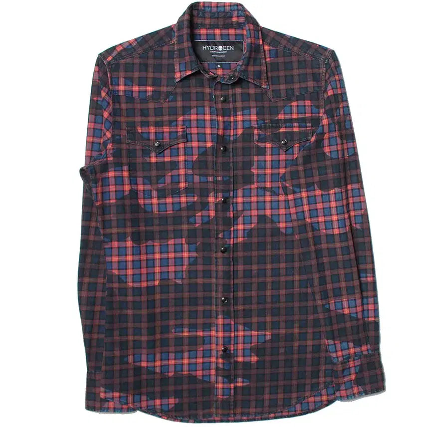[BUNJANG] Hydrogen Denim Western Shirt / 95-100 하이드로겐 데님웨스턴셔츠 톨슬림 950