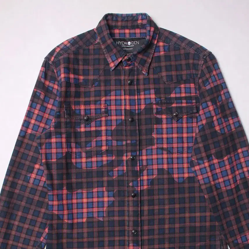 [BUNJANG] Hydrogen Denim Western Shirt / 95-100 하이드로겐 데님웨스턴셔츠 톨슬림 950