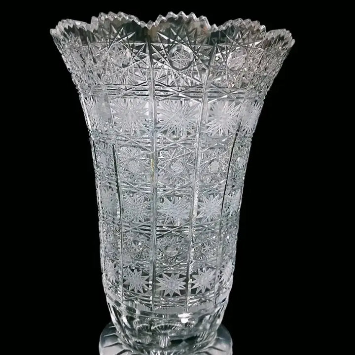 [BUNJANG] Bohemian Crystal Vase / 체코 보헤미안 크리스탈 베이스 화병