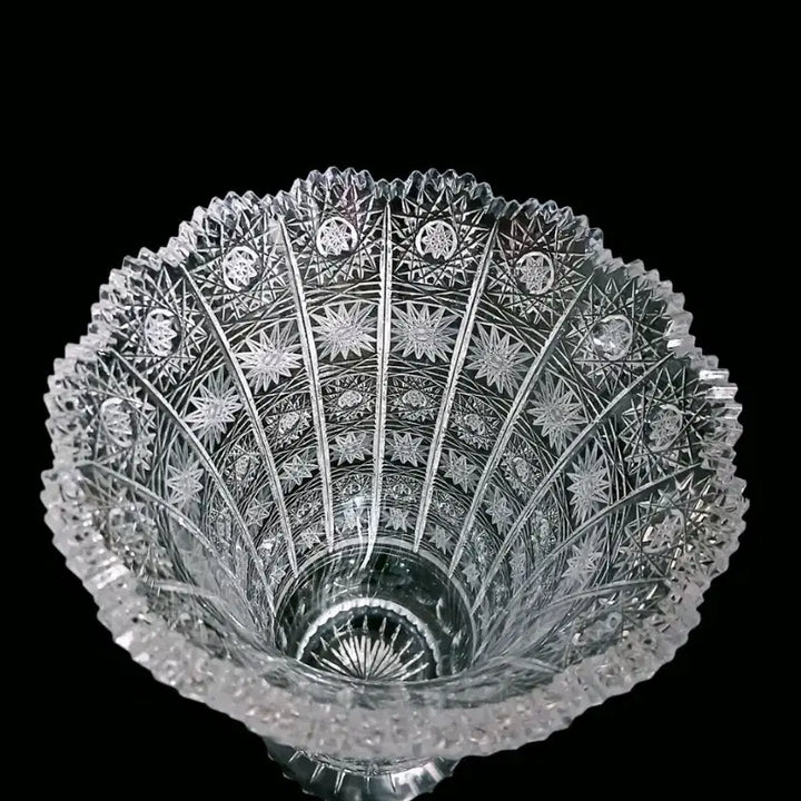 [BUNJANG] Bohemian Crystal Vase / 체코 보헤미안 크리스탈 베이스 화병