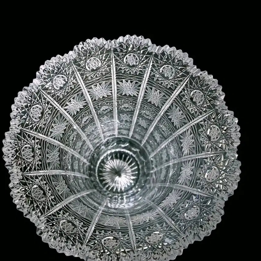 [BUNJANG] Bohemian Crystal Vase / 체코 보헤미안 크리스탈 베이스 화병
