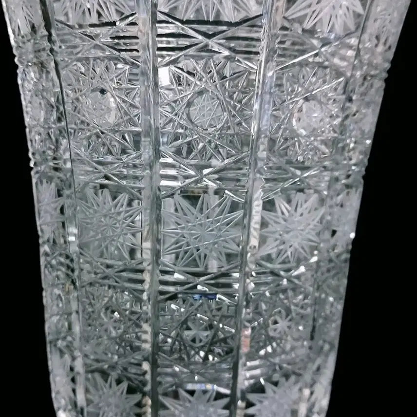 [BUNJANG] Bohemian Crystal Vase / 체코 보헤미안 크리스탈 베이스 화병