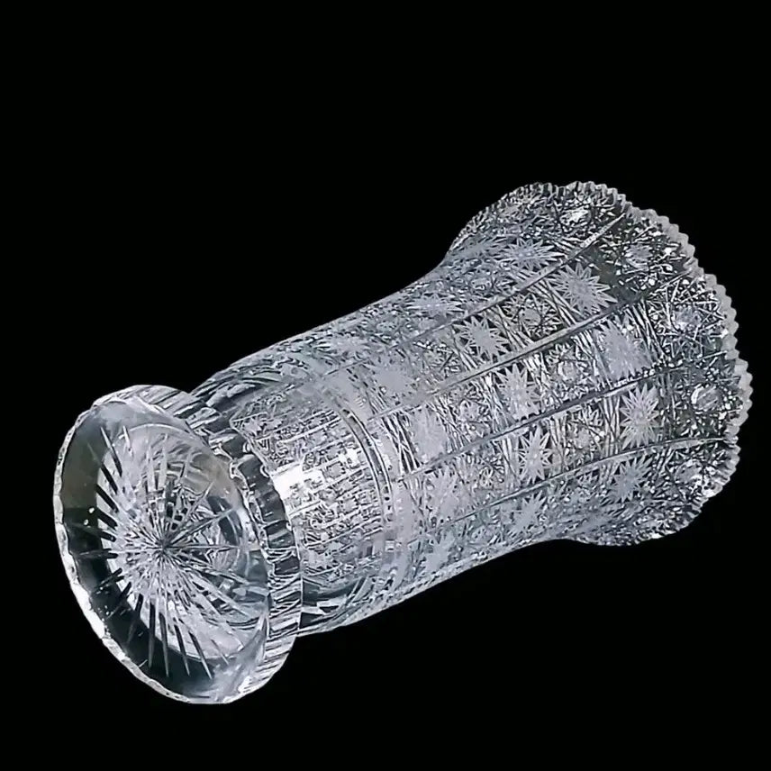 [BUNJANG] Bohemian Crystal Vase / 체코 보헤미안 크리스탈 베이스 화병