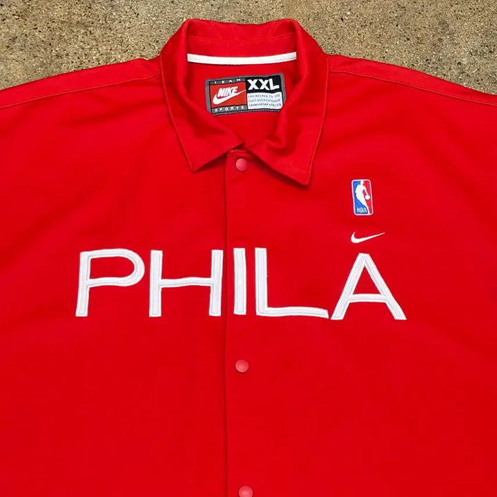 [BUNJANG] Nike Philadelphia 76ers Basketball Shooting Jersey / 90s USA 나이키 빈티지 필라델피아 세븐티식서스 농구 슈팅 져지