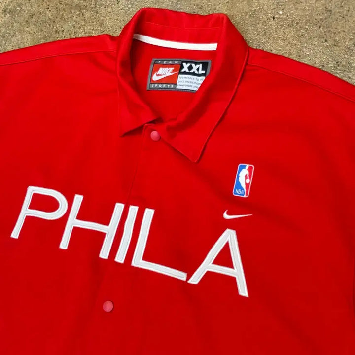[BUNJANG] Nike Philadelphia 76ers Basketball Shooting Jersey / 90s USA 나이키 빈티지 필라델피아 세븐티식서스 농구 슈팅 져지