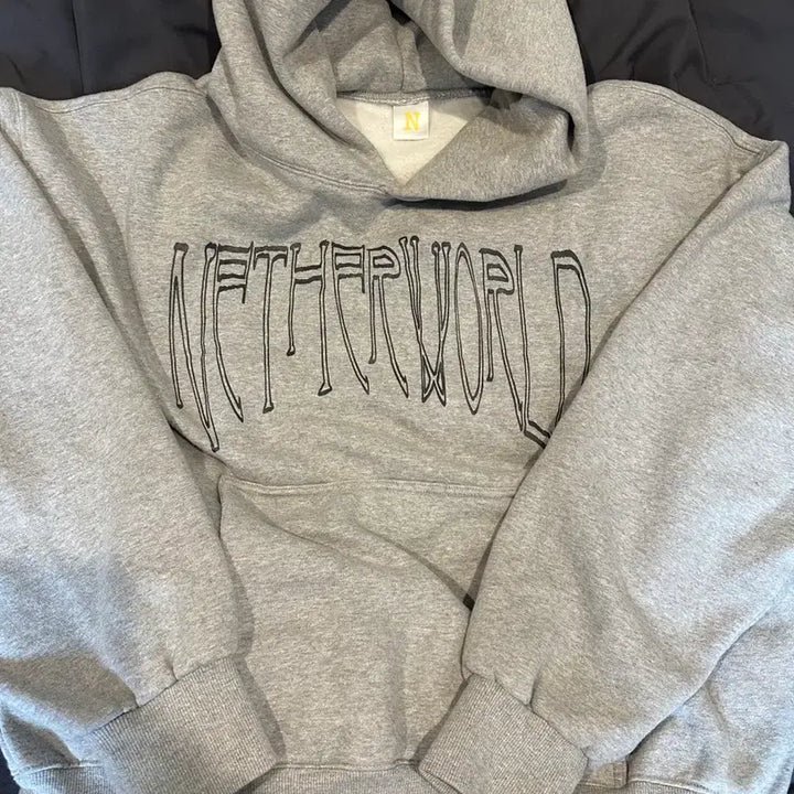 [BUNJANG] Netherworld Gray Hoodie / 네더월드 회색 후드티