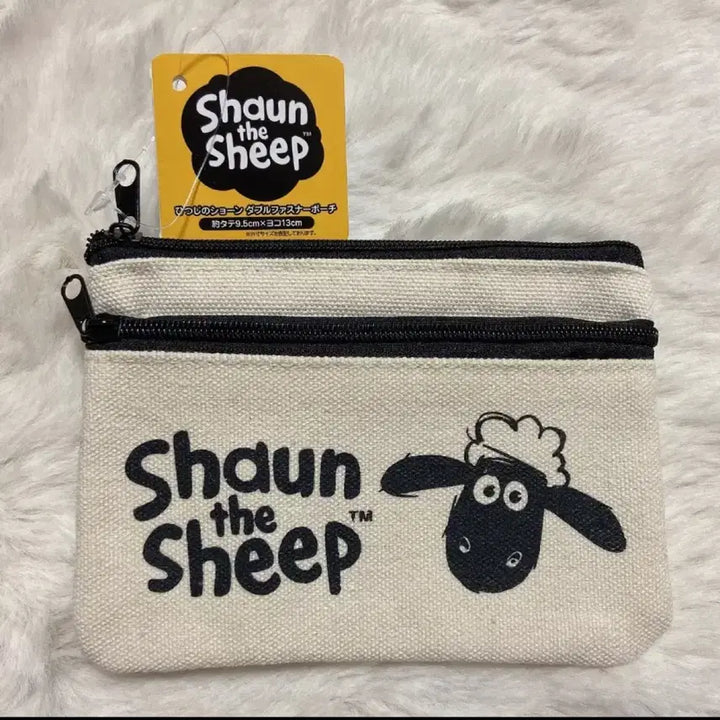 [BUNJANG] Shaun the Sheep Canvas Pouch Coin Purse / (일본 정품) 숀더쉽 파우치 동전지갑 미니백 손더쉽 새상품 지갑