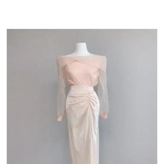 [BUNJANG] Organza Off-Shoulder Blouse / 오간자 오프숄더 블라우스