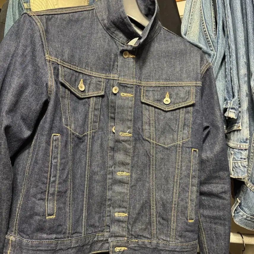 [BUNJANG] Kang Jung Seok Indigo Denim Jacket Type 01 (S) / 강정석 인디고 데님 type01 s